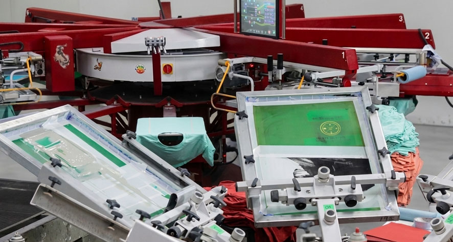 screen printing presses